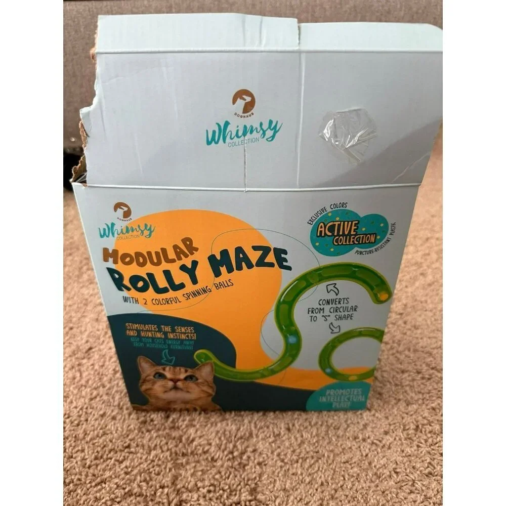 Hodular Rolly Maze Cat Toy | Doghaus Whimsy Collection
